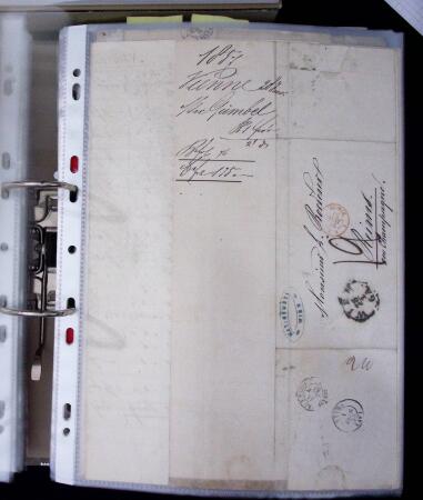 1820-1867, Archive of +480 covers to the Champagne