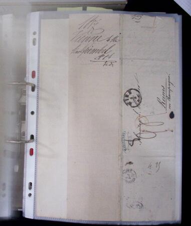 1820-1867, Archive of +480 covers to the Champagne