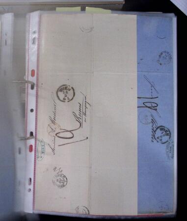 1820-1867, Archive of +480 covers to the Champagne
