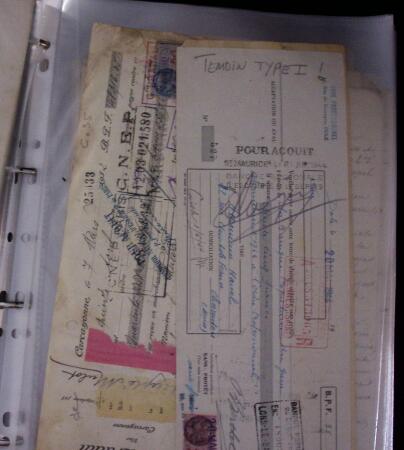 1583-1961, Joli ensemble de documents fiscaux classés