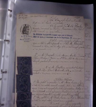 1583-1961, Joli ensemble de documents fiscaux classés