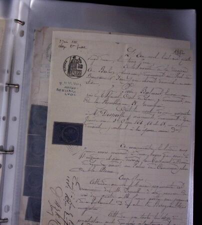 1583-1961, Joli ensemble de documents fiscaux classés