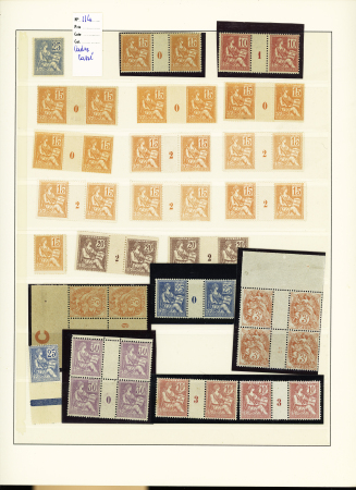 1853-1840, Collection de timbres neufs de France en
