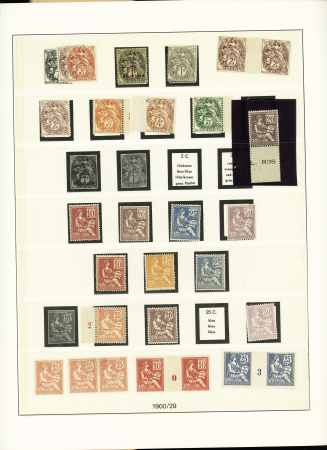 1853-1840, Collection de timbres neufs de France en