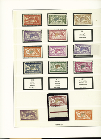 1853-1840, Collection de timbres neufs de France en