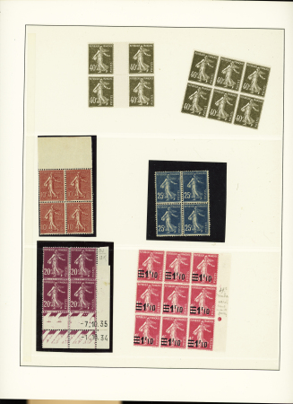 1853-1840, Collection de timbres neufs de France en