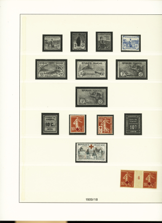 1853-1840, Collection de timbres neufs de France en