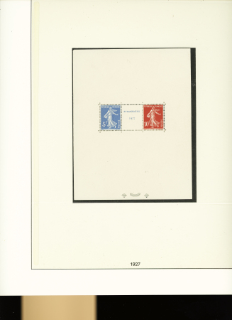 1853-1840, Collection de timbres neufs de France en