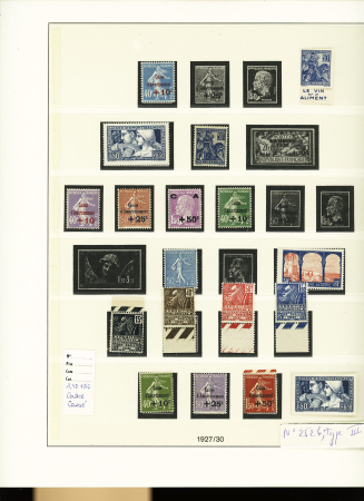 1853-1840, Collection de timbres neufs de France en