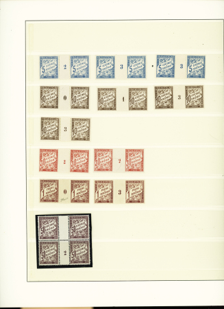 1853-1840, Collection de timbres neufs de France en