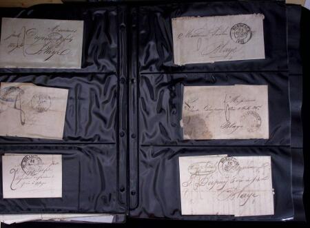 1765-1860 Lot de lettres prephila avec belle selection