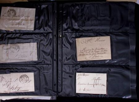 1765-1860 Lot de lettres prephila avec belle selection