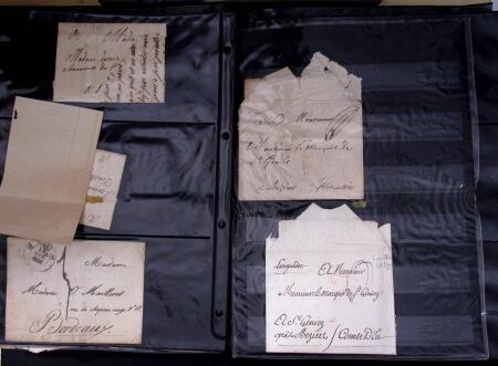 1765-1860 Lot de lettres prephila avec belle selection