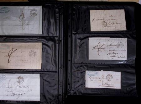 1765-1860 Lot de lettres prephila avec belle selection