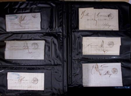 1765-1860 Lot de lettres prephila avec belle selection