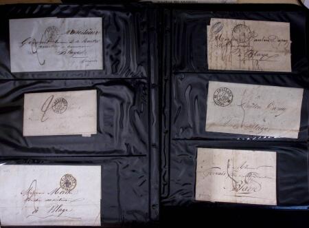 1765-1860 Lot de lettres prephila avec belle selection