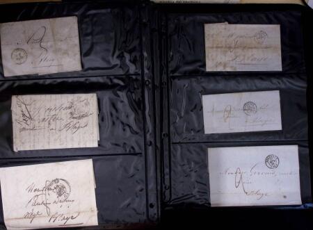 1765-1860 Lot de lettres prephila avec belle selection