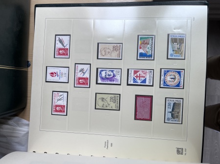 1984-1999, Collection de timbres neufs de France avec