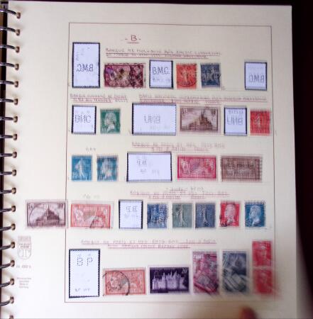 1900-1940, Collection de centaines de PERFORES de France