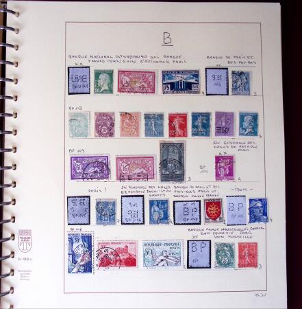 1900-1940, Collection de centaines de PERFORES de France