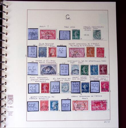 1900-1940, Collection de centaines de PERFORES de France