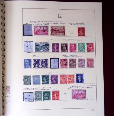 1900-1940, Collection de centaines de PERFORES de France