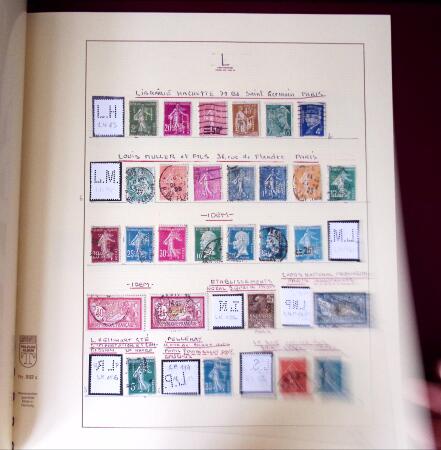 1900-1940, Collection de centaines de PERFORES de France