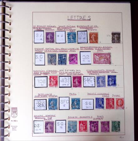 1900-1940, Collection de centaines de PERFORES de France