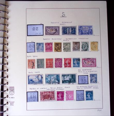 1900-1940, Collection de centaines de PERFORES de France