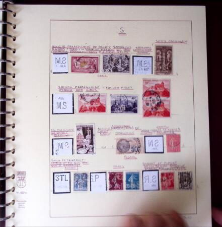 1900-1940, Collection de centaines de PERFORES de France