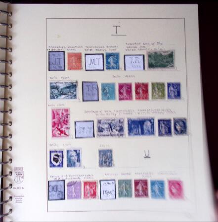 1900-1940, Collection de centaines de PERFORES de France