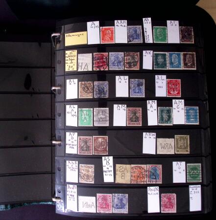 1900-1940, Collection de centaines de PERFORES de France