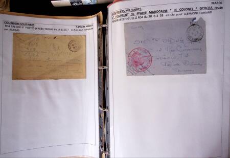 1939-1945, Collection de lettres sur la Guerre montées