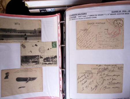 1939-1945, Collection de lettres sur la Guerre montées