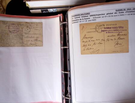 1939-1945, Collection de lettres sur la Guerre montées