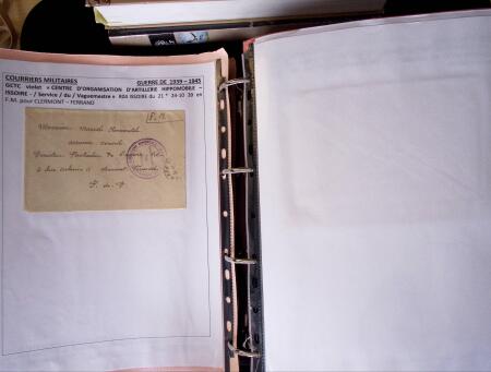 1939-1945, Collection de lettres sur la Guerre montées
