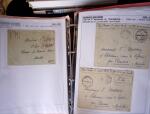 1939-1945, Collection de lettres sur la Guerre montées