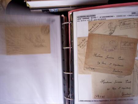 1939-1945, Collection de lettres sur la Guerre montées