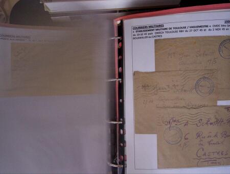 1939-1945, Collection de lettres sur la Guerre montées