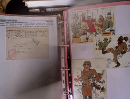 1939-1945, Collection de lettres sur la Guerre montées