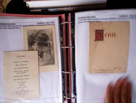 1939-1945, Collection de lettres sur la Guerre montées