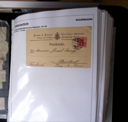 1886-1953, Collection de +190 lettres avec timbres