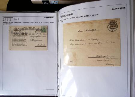 1886-1953, Collection de +190 lettres avec timbres