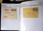 1886-1953, Collection de +190 lettres avec timbres