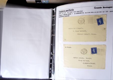 1886-1953, Collection de +190 lettres avec timbres