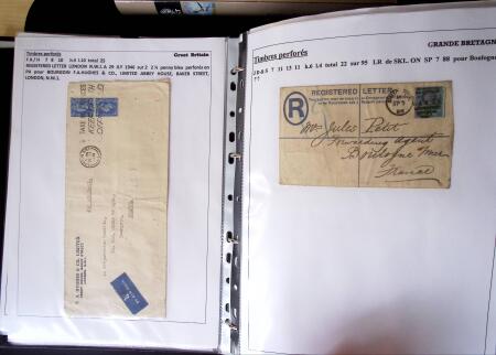 1886-1953, Collection de +190 lettres avec timbres