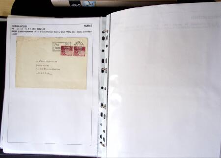 1886-1953, Collection de +190 lettres avec timbres