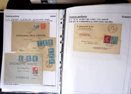 1886-1953, Collection de +190 lettres avec timbres