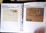 1886-1953, Collection de +190 lettres avec timbres