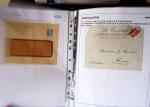 1886-1953, Collection de +190 lettres avec timbres